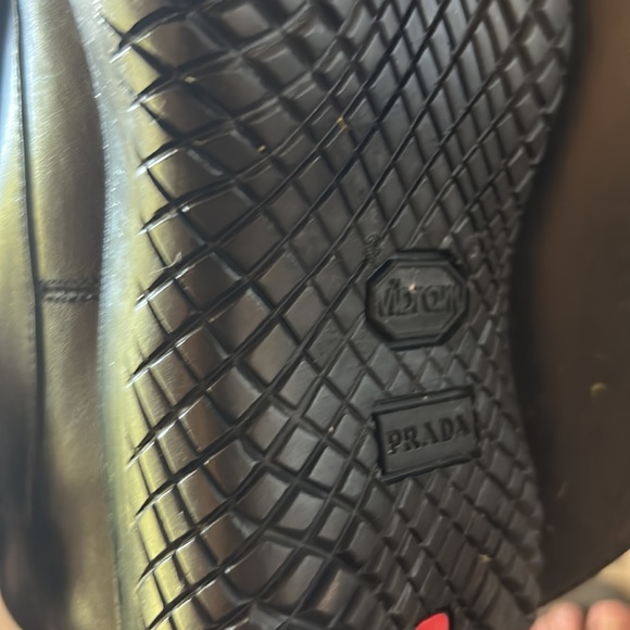 Prada chubby derby leather shoes - Picture 2 of 2